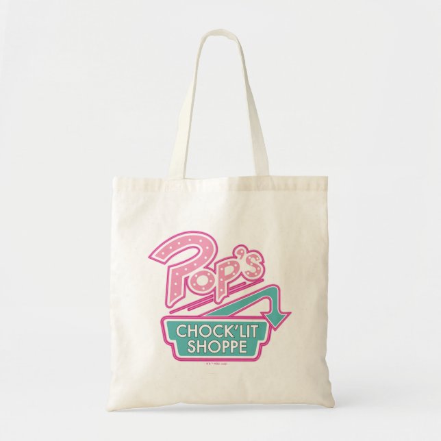 Tote Bag Logo rose du magasin Chock'Lit de Pop (Devant)