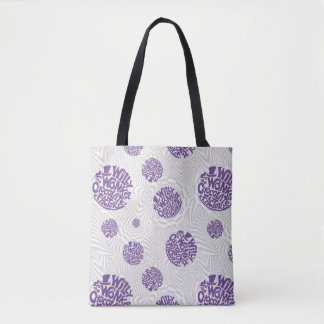 Tote Bag Logo Willy Wonka Psychedelic Graphisme