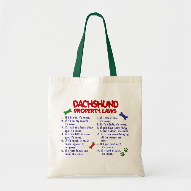 Tote Bag Lois 2 de propriété de teckel (Devant)