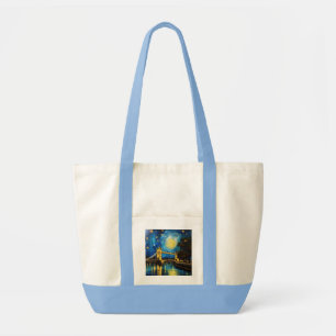 Tote Bag London Bridge Acrylique Art,