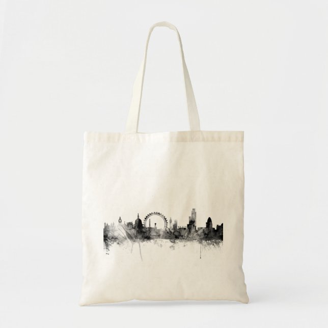 Tote Bag London England Skyline (Devant)