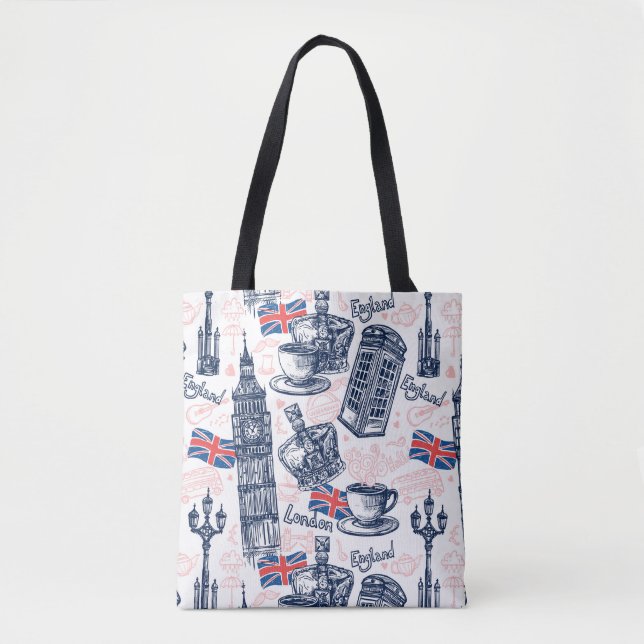 Tote Bag Londres, Angleterre (Devant)