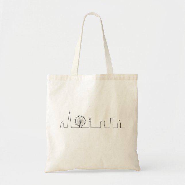 Tote Bag Londres Skyline (Devant)