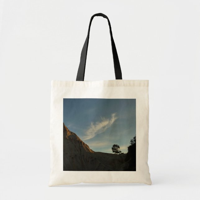 Tote Bag Lone Torrey Pine Californie Sunset Paysage (Devant)