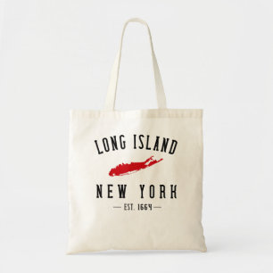 Tote Bag Long Island NY Souvenir Tee Native Long Islander M