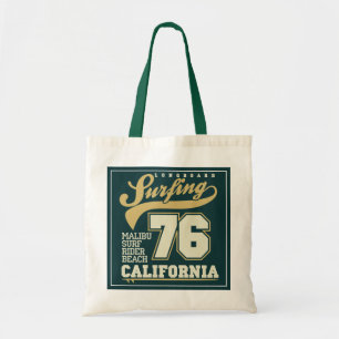 Tote Bag Longboard surfant   la Californie 76