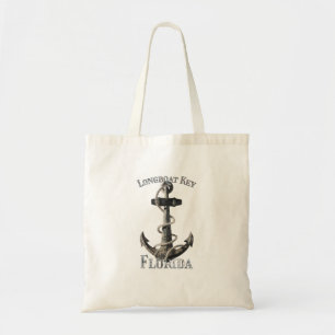Tote Bag Longboat Key Florida Vacation Ancre nautique