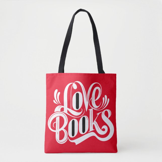Tote Bag Looks Calligraphie Design (Devant)