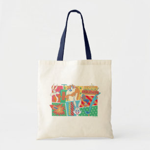 Tote Bag LOONEY TUNES™   Motif Joyeuses Fêtes
