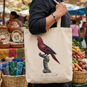 Tote Bag Loriquet à joues bleues, Trichoglossus reticulatus