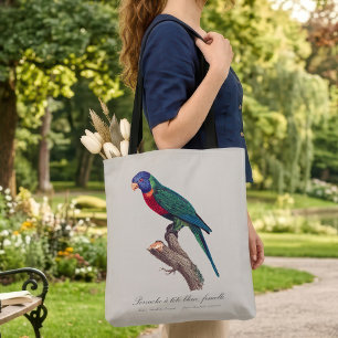 Tote Bag Loriquet arc-en-ciel femelle, Trichoglossus molucc