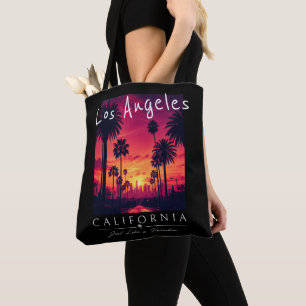 Tote Bag Los Angeles Californie Paradis Coucher de Soleil R