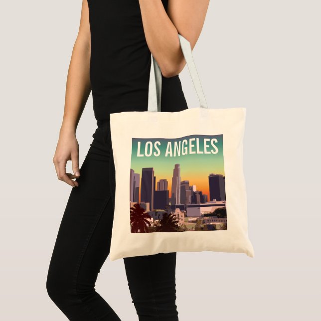 Tote Bag Los Angeles du centre - image personnalisable (Devant (produit))