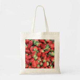 Tote Bag Lot de fraises rouges juteuses
