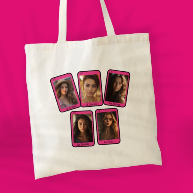 Tote Bag Loteria Mexican Board Jeu Bachelorette (Créateur téléchargé)