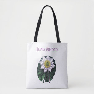 Tote Bag Lotus Drôle Très Médité