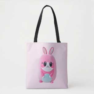 Tote Bag Lou Lou. Une créature douce, rose