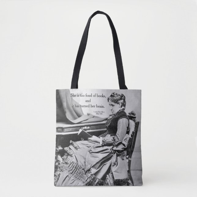 Tote Bag Louisa peut Alcott affectueux de la photographie (Devant)