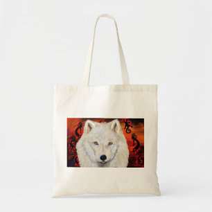 Tote Bag Loup blanc Kokopelli