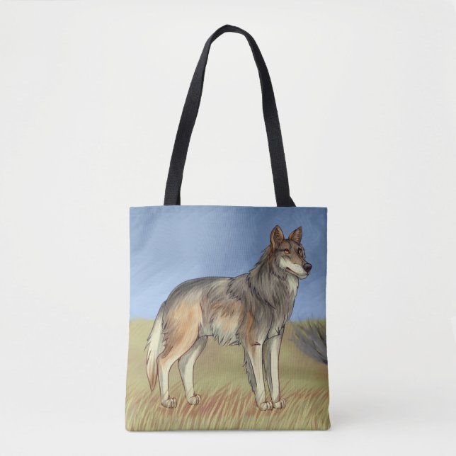 Tote Bag Loup mexicain (Devant)