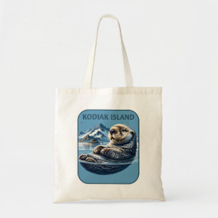 Tote Bag Loupe de mer de l'île Kodiak Alaska