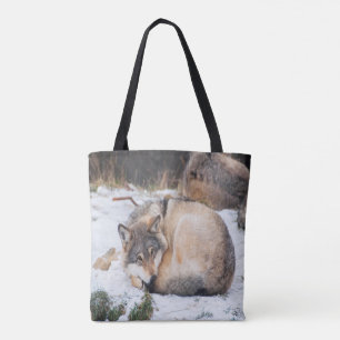 Tote Bag Loups dormant