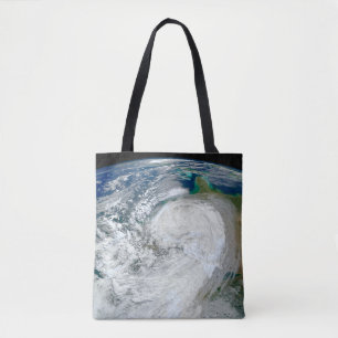 Tote Bag L'Ouragan Sandy Le Long De La Côte Est Des États-U