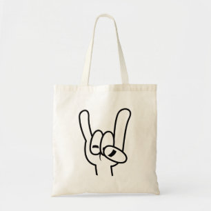 Tote Bag Lourde cornes diaboliques en métal