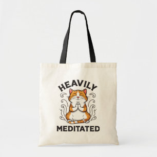 Tote Bag Lourdement Méditée Funny Yoga