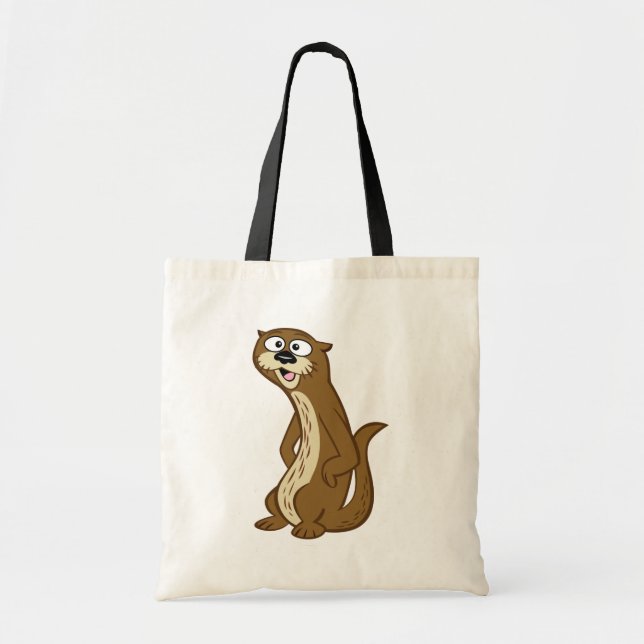 Tote Bag Loutre de Rick | Reggie de garde forestière (Devant)
