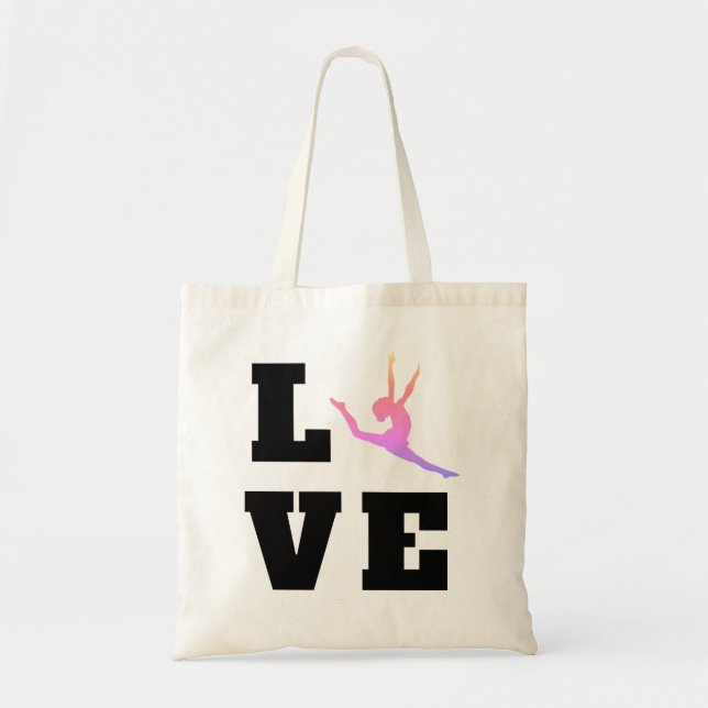Tote Bag Love Dance | Danseur coloré (Devant)