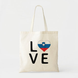 Tote Bag Love - Drapeau Slovénie