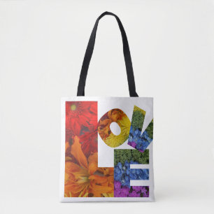 Tote Bag Love Flowers Fourre-tout
