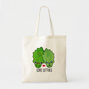 Tote Bag Love Lettuce Funny Veggie Pun