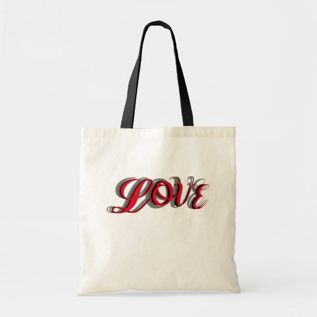 Tote Bag Love Tragetasche (Vorne)