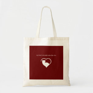 Tote Bag lovecats hotsprings "my heart" shopping