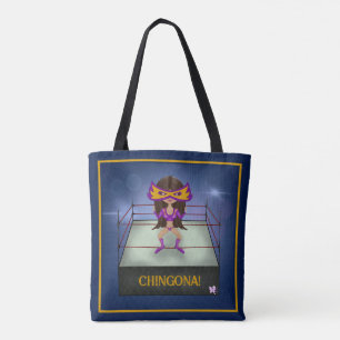 Tote Bag Luchadora Lucha Libre Mug de lutte mexicaine
