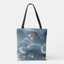 Lune Céleste Douce Bleue Poudrée Esthétique