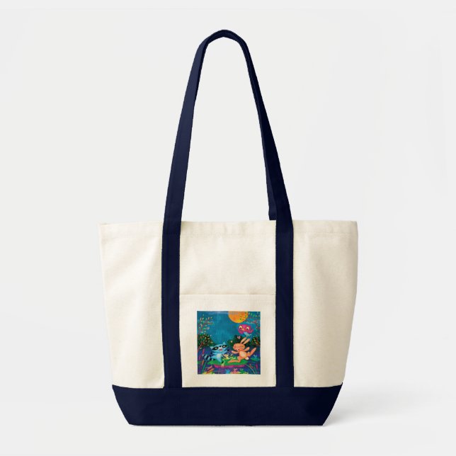 Tote Bag Lune d'automne (Devant)