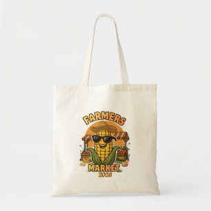 Tote Bag Lunettes de soleil drôles de personnage de maïs du