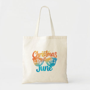 Tote Bag Lunettes de soleil Noël en juin Vacances d'été drô