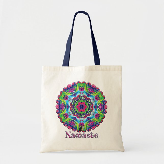 Tote Bag Lusace Namaste Kaleidoscope (Devant)