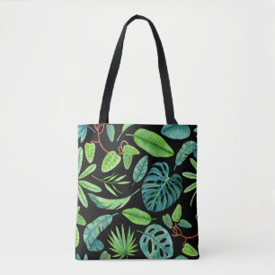 Tote Bag Lushness tropicale : Végétation de la forêt tropic