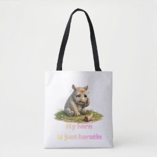 Tote Bag Ma Corne N'est Que De La Kératine – Rhinocéros À C