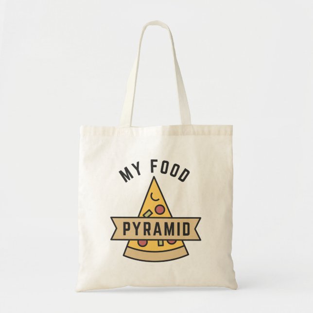 Tote Bag Ma pyramide alimentaire (Devant)
