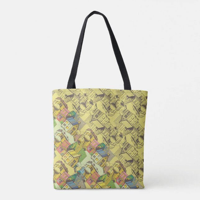 Tote Bag Ma ville natale (Dos)