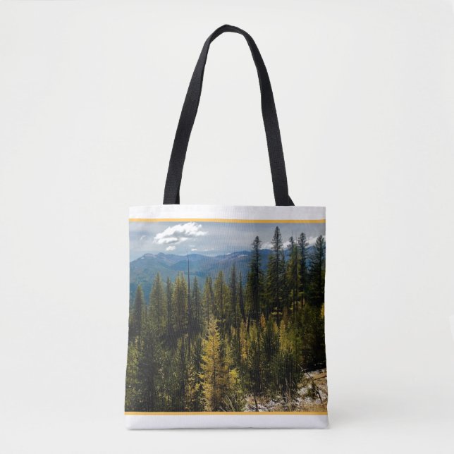 Tote Bag Ma vue d'or (Devant)