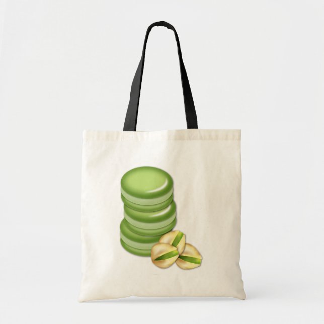 Tote Bag Macarons à la pistache (Devant)