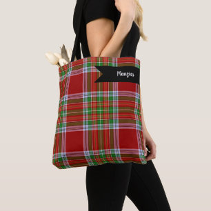 Tote Bag MacBain MacBean Scottish Clan Tartan Plaid