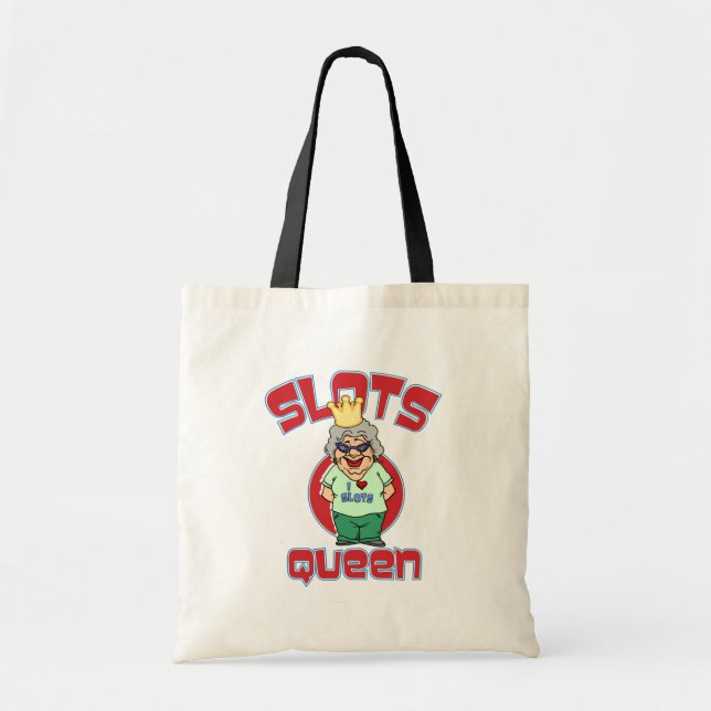 Tote Bag Machines à sous Queen - Machine à Personnaliser (Devant)